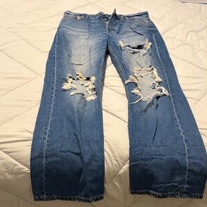 Aeropostale Classic Blue Button-Fly Jeans
